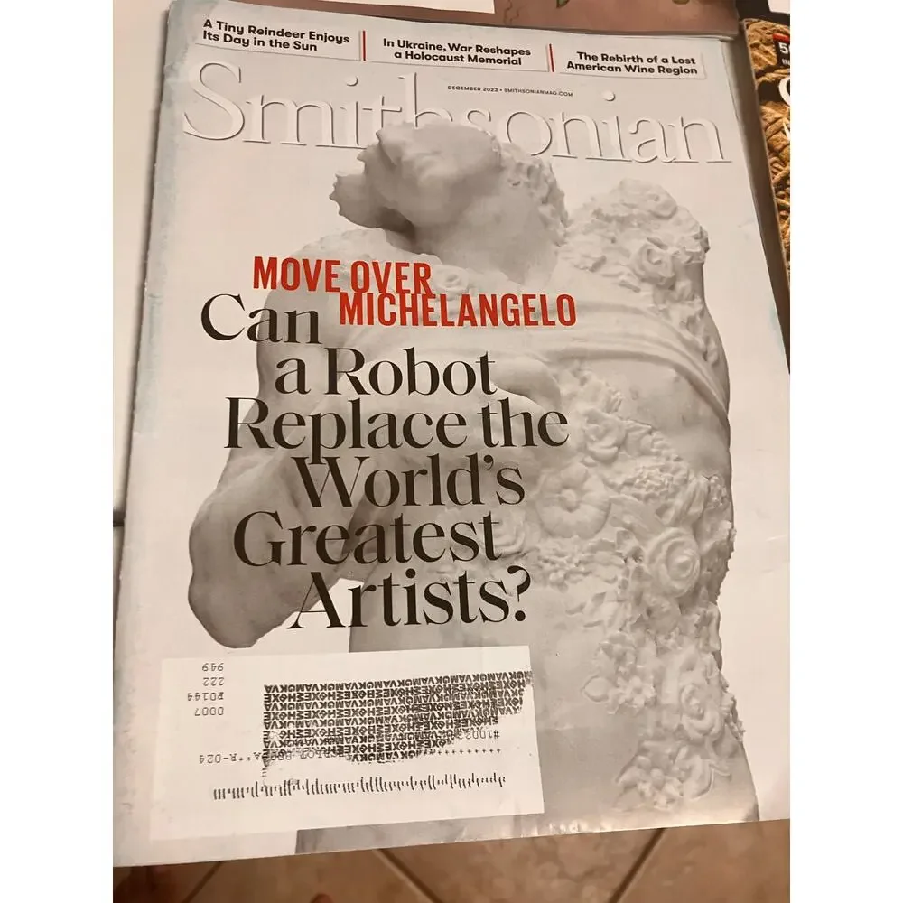 Smithsonian Magazine Lot of (4) Aztecs, Samuel Adams, Robots,‎ Invisible Kingdom
